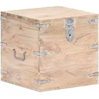 vidaXL Opbergkist 40x40x40 cm massief acaciahout