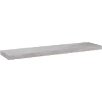 vidaXL Wandschap zwevend 90x23,5x3,8 cm MDF betongrijs