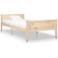 vidaXL Bedframe massief grenenhout 90x200 cm