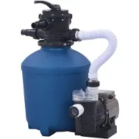 vidaXL Zandfilterpomp met timer 530 W 10980 L/u