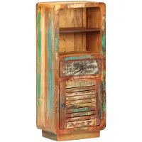 vidaXL Hoge kast 45x32x110 cm massief gerecycled hout