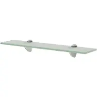 vidaXL Zwevend schap 50x10 cm 8 mm glas