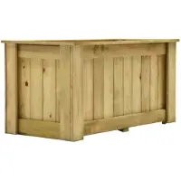vidaXL Plantenbak verhoogd 100x50x50 cm geïmpregneerd grenenhout