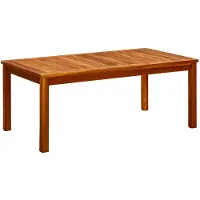 vidaXL Tuintafel 110x60x45 cm massief acaciahout