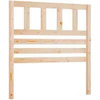 vidaXL Hoofdbord 96x4x100 cm massief grenenhout