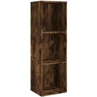 vidaXL Boekenkast / tv-meubel 36x30x114 cm bewerkt hout gerookt eiken