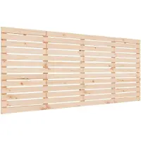 vidaXL Hoofdbord wandmontage 206x3x91,5 cm massief grenenhout