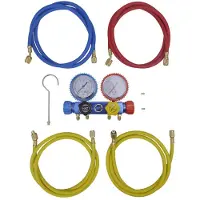 vidaXL Manometer set voor airco met 4-richtingen