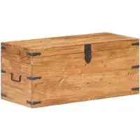 vidaXL Kist 90x40x40 cm massief acaciahout