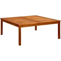 vidaXL Tuintafel 110x110x45 cm massief acaciahout