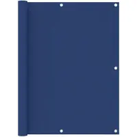 vidaXL Balkonscherm 120x400 cm oxford stof blauw