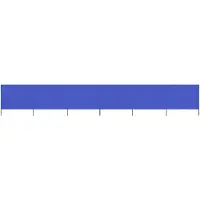 vidaXL Windscherm 6-panelen 800x80 cm stof azuurblauw