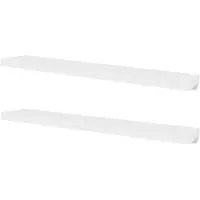 vidaXL Wandplanken 4 st 120 cm wit