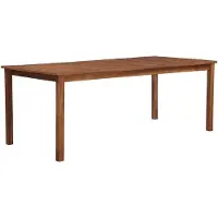 vidaXL Tuintafel 200x100x74 cm, massief acaciahout