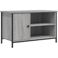 vidaXL Tv-meubel 80x40x50 cm bewerkt hout grijs sonoma eikenkleurig