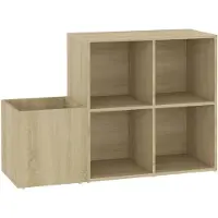 vidaXL Opbergkast 105x35,5x70 cm bewerkt hout sonoma eikenkleurig