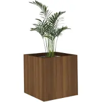 vidaXL Plantenbak 40x40x40 cm bewerkt hout bruineiken