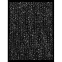 vidaXL Deurmat 40x60 cm gestreept antracietkleurig