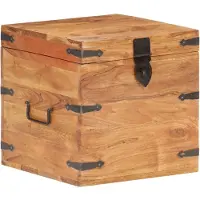 vidaXL Kist 40x40x40 cm massief acaciahout