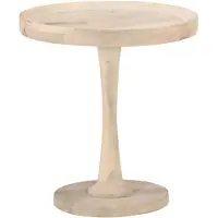 vidaXL Bijzettafel Ø50x55 cm massief mangohout