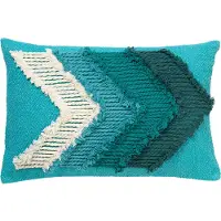 Dutch decor - ARROW - Kussenhoes van katoen Aquarelle 40x60 cm - blauw