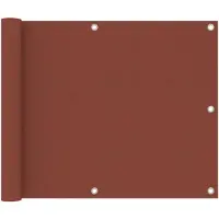 vidaXL Balkonscherm 75x300 cm oxford stof terracotta