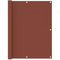 vidaXL Balkonscherm 120x500 cm oxford stof terracotta