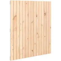 vidaXL Wandhoofdbord 95,5x3x110 cm massief grenenhout