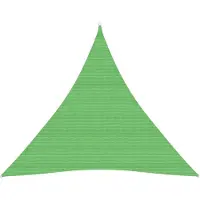 vidaXL Zonnezeil 160 g/m² 4x4x4 m HDPE lichtgroen
