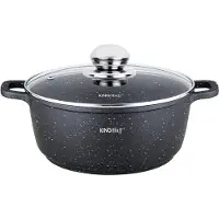 KINGHOFF 1595 - Braadpan - met Aromaknop - 24 cm - 4.5 liter