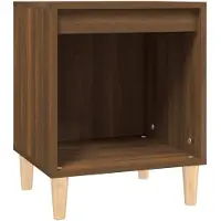 vidaXL Nachtkastje 40x35x50 cm bruin eikenkleur