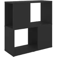 vidaXL Boekenkast 60x24x63 cm bewerkt hout zwart