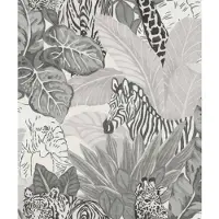 Overig Vliesbehang Good Vibes Gv24282 - Grijs - Zwart - Wit - 10,05m X 53cm