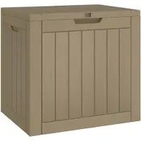 vidaXL Tuinbox 55,5x43x53 cm polypropeen grijs