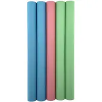 Benza Inpakpapier Cadeaupapier - 5 Rollen - Blauw, Groen, Roze - 4 meter x 35 cm
