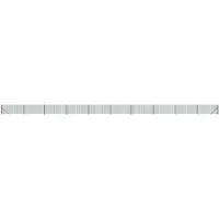 vidaXL Draadgaashek met flens 1x25 m groen