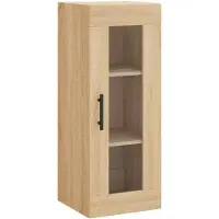 vidaXL Bovenkast 34,5x34x90 cm sonoma eikenkleurig