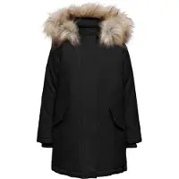 ONLY KOGKATY PARKA COAT CP OTW Meisjes Jas - Black - Maat 140
