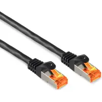 S-Conn S/FTP CAT6a 10 Gigabit outdoor netwerkkabel met PE mantel / zwart - 25 meter