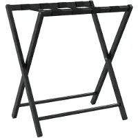vidaXL Bagagerek 68,5x38x58 cm bamboe zwart