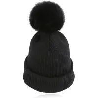 LGT JWLS Dames Beanie in Zwart - Met Pompon