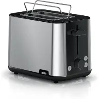 Braun HT 1510 BK Broodrooster BPA-vrij RVS, Zwart