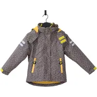 Ducksday - vierseizoensjas met uitritsbare sherpa fleece jas - waterdicht - 3 in 1 regenjas - unisex - Puck - maat 122/128