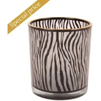 Baroque - Waxinelichtjeshouder - Theelichthouder glas 10 cm - 10x9x9 - Glass