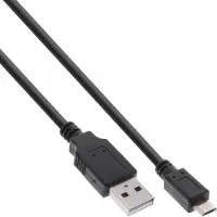 InLine Fast-charge - Câble USB - Micro-USB de type B (M) pour USB (M) - USB 2.0 - 0.5 m - noir