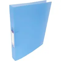 SECO Ringband A4 2r O-25mm blauw pak 10st
