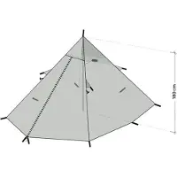 DD Hammocks DD SuperLight Pyramid Tent Family Size
