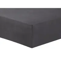 Vision Home Vision - Hoeslaken - FLANEL - Zacht en warm - Antraciet - 160 x 200cm met ruime hoek van 30cm - geschikt voor boxspring matras - 100% katoen Flanel - Oekotex gecertificeerd