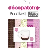Décopatch Decopatch-Papier Nr. 3, 5 Blatt