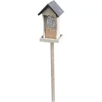 Vogelhuisjes.nl Voedersilo op paal - Zaden